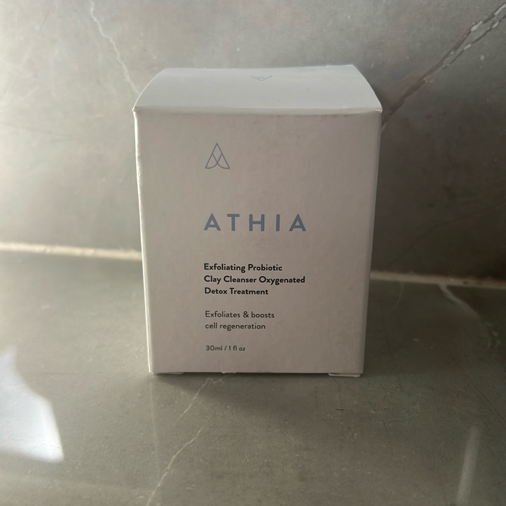 ATHIA SKINCARE exfoliating probiotic clay cleanser